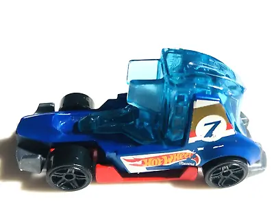 Buy Hot Wheels HW Race Team Blue Haul-O-Gram Toy Car 1.63 Matchbox Scale Diecasr • 9.99£