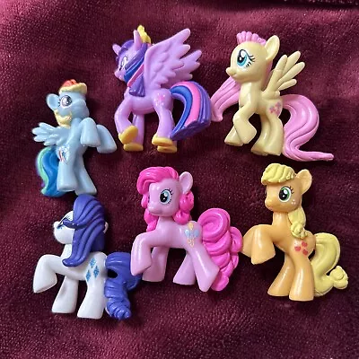 Buy My Little Pony Mini Figures Rare Target  Set Mane Six  Rainbow Lot  Extra Detail • 12£