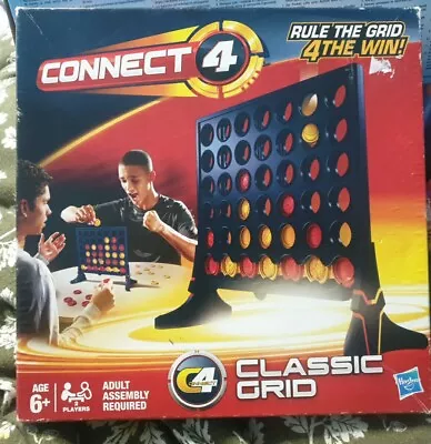 Buy 476. 2012 Connect 4 Classic Grid Rule The Grid 4the Win By Hasbro Good Condition • 7.99£