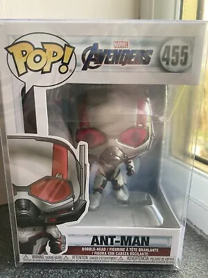 Buy Funko Pop Ant-Man #455 Marvel Endgame Free Pop Protector • 12.95£