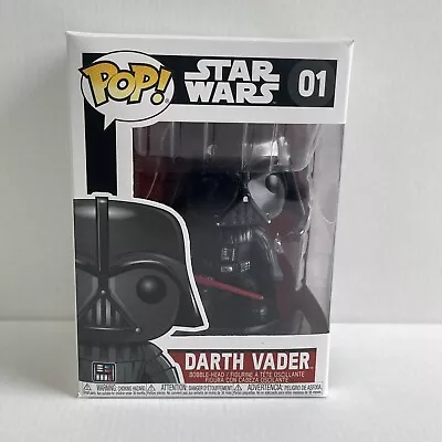 Buy Star Wars Darth Vader Funko Pop! Vinyl Bobble Head Figure #01 Vaulted • 22.99£