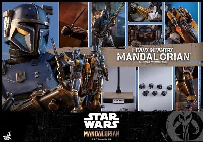 Buy In Hand! New Hot Toys 1/6 TMS010 The HEAVY INFANTRY Mandalorian Action Figure • 255£