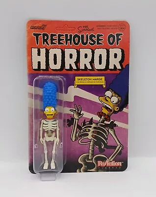 Buy Super7 ReAction | The Simpsons Treehouse Of Horror | Skeleton Marge Figure • 19.95£