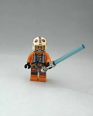 Buy Genuine Lego Star Wars Luke Skywalker Rebel Pilot Figure  75301 75313 • 8.95£