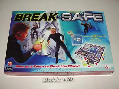Buy Break The Safe Electronic Board Game 2003 Mattel 99% Complete Tested Team Game • 9.44£