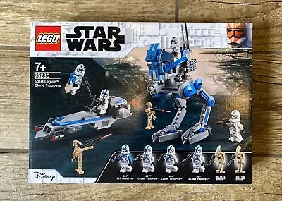 Buy Lego Star Wars 501st Legion Clone Troopers 75280 NEW Sealed Lot 2 • 36.99£
