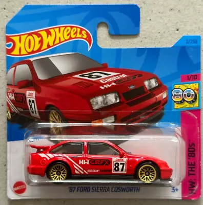 Buy 2023 Hot Wheels 87 FORD SIERRA COSWORTH HW The 80s With Protector Escort • 11.99£