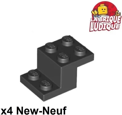Buy LEGO 4x Bracket 3x2x1 1/3 Black/Black 18671 NEW • 1.53£
