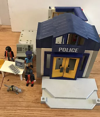 Buy Playmobile Police Station 3159 Incomplete & Police Figures Police Equipment • 17.85£