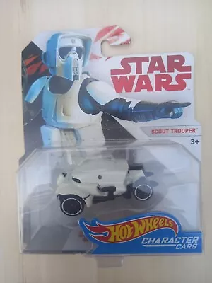 Buy Hot Wheels Star Wars Scout Trooper 1:64 Die-cast Car 2017 • 25£