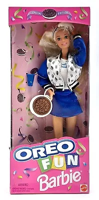 Buy 1997 Oreo Fun Barbie Doll (Blonde) / Special Edt / Mattel 18511, Original Packaging Damaged • 51.30£