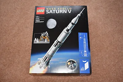 Buy LEGO 21309 (92176) Ideas NASA Apollo Saturn V New Unopened Retired • 185£