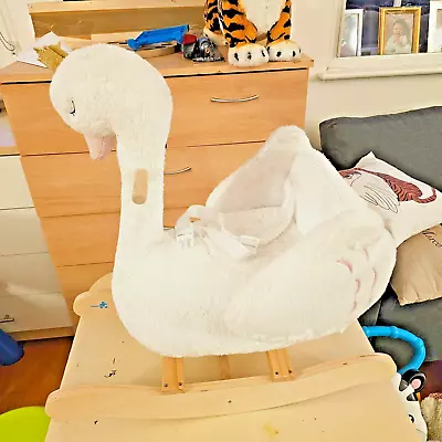 Buy Labebe Wooden Designer Rocking Swan Toddler Rocker 1 Year Old • 50£