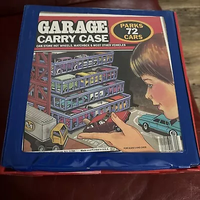 Buy Vintage 1984 Tara Toys 72 Car Garage Carry Case With 48 Cars Hot-wheels, Maisto • 75.77£