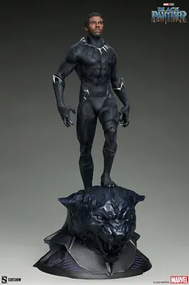 Buy Marvel Premium Format Statue 1/4 Black Panther 67 Cm By Sideshow • 995£