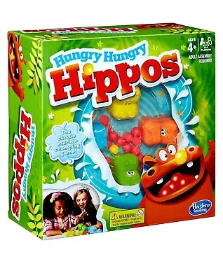 Buy Hungry Hungry Hippos A Wild And Hilarious Feeding Frenzy Game Xmas Gift For Kids • 17.98£