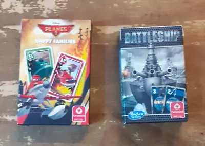 Buy 2 Card Games Battleships (Hasbro) Happy Families Planes 2 (Morrison) Excellent • 6.50£