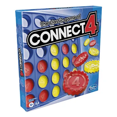 Buy New Connect 4 Classic Board Game By HASBRO Kids Christmas Gift • 11.99£