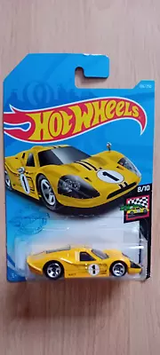 Buy Hot Wheels HW Race Day 8/10 (2020)Rare Yellow '67 Ford GT40 Mk.IV Toy Car • 5.99£