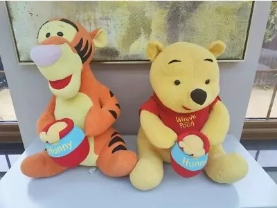 Buy Large Tigger Winnie The Pooh 2 Plush Toys XL 2004 Fisher Price Disney 20  Mattel • 14.99£
