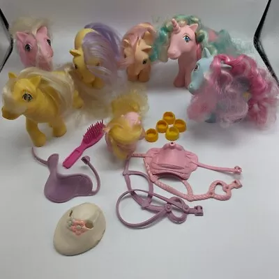 Buy Job Lot My Little Pony Figures 1980's Bundle - Mixed Conditions REQUIRE CLEANING • 49.99£