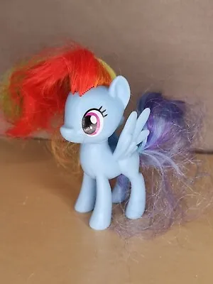 Buy My Little Pony RAINBOW DASH Toy G4 Brushables Horse 8cm Tall - Hasbro (2010) VGC • 3.99£