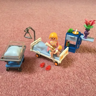 Buy Rare Playmobil Hospital Ward Set 6660 - Maternity Room - Mother & Baby COMPL ETE • 15£