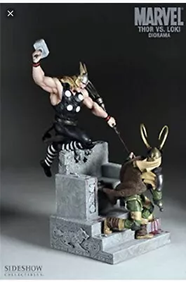Buy Marvel Thor Vs Loki Diorama Statue 9009 Sideshow NEW SEALED • 855.62£