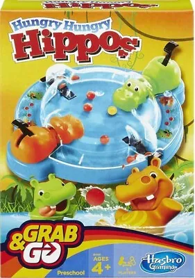Buy Hungry Hippo Hasbro Grab & Go Game + Freebies A Must Have Great Deal. • 9.99£