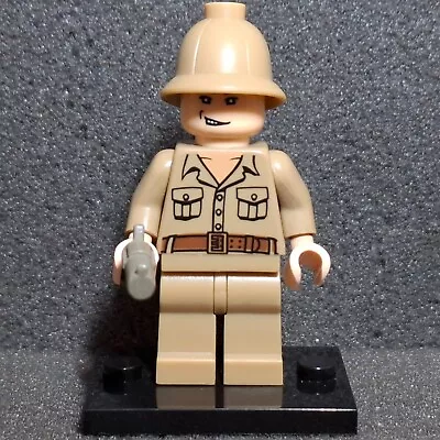 Buy LEGO Indiana Jones Minifigure Rene Belloq (Dark Tan) (2008) 7623 IAJ009 VGC • 7.49£