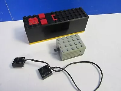 Buy Working VINTAGE Lego TECHNIC MOTOR 9V  BATTERY BOX Black SET • 21.83£