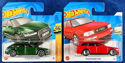 Buy HOT WHEELS '94 AUDI AVANT RS2 (Red) & '17 AUDI RS 6 AVANT (Green) • 9.99£