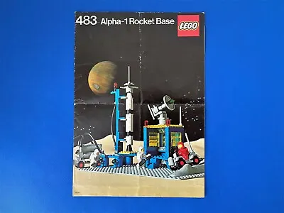 Buy Lego 483 Alpha-1 Rocket Base Instruction Manual ONLY Vintage Classic Space 920 • 41.99£