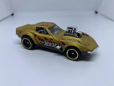Buy Hot Wheels - ‘68 Gas Monkey Corvette 2023 Gold - MINT LOOSE - Diecast - 1:64 • 3.50£