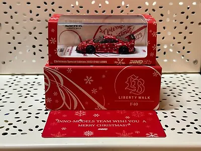Buy 1/64 Inno64 Ferrari F40 LBWK Christmas Edition (Hot Wheels Matchbox Scale) • 29.99£