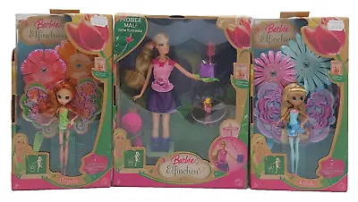 Buy Lot Of 3x Mattel NrfB Barbie Elfin Doll: Fairy Joybelle + Chrysella + Barbie • 156.14£