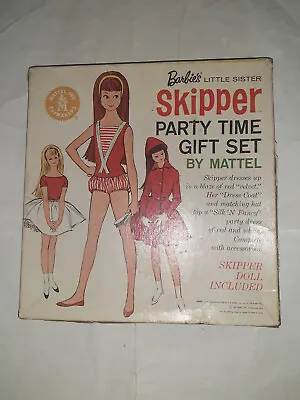 Buy Vintage Barbie Skipper Party Time Gift Set (1963) Mattel Code 1021 • 214.51£