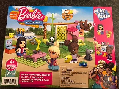 Buy Barbie ANIMAL GROOMING STATION Mega Set 97 Pcs 15 + Accessories Mattel New X2 • 11.99£