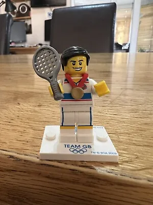Buy Lego Minifigure 2012 Olympic Team GB Tactical Tennis Player Complete • 6.50£