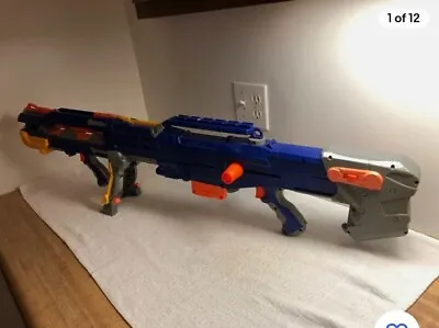 Buy Nerf N-strike Blue Long Shot Sniper • 7£