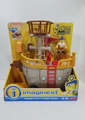 Buy Imaginext Sponge Bob Square Pants Krabby Patty Food Truck Sealed & Rare  • 99.99£