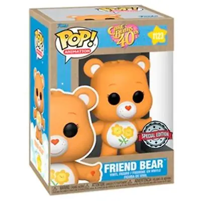 Buy Funko Pop! Animation: Care Bears 40th - Friend Bear Exclusive Figure #1123 • 27.95£