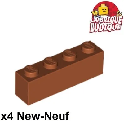Buy LEGO 4x Brick Brick 1x4 4x1 Dark Orange 3010 NEW • 1.54£