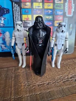 Buy Vintage Original Star Wars Figures Darth Vader Stormtroopers Blasters 1977 • 59.99£