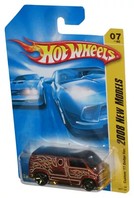 Buy Hot Wheels 2008 New Models 07/40 Burnt Orange Custom '77 Dodge Van Toy 007/196 • 20.10£