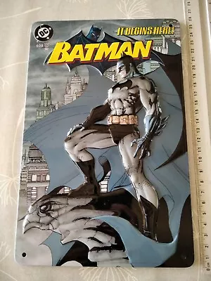Buy Batman METAL PLATE - EAGLEMOSS - DC Comics THE LEGEND OF BATMAN • 9.25£