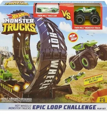 Buy Hot Wheels Monster Truck Epic Loop Playset  • 24.99£