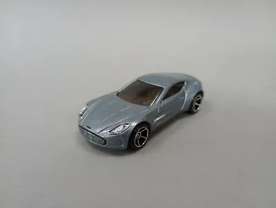 Buy Hot Wheels D24 Aston Martin One-77 Silver 1186 MJ, I, NL - 2011 Mattel • 5£