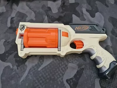 Buy Nerf N-Strike Maverick Rev-6 Gun White With 6 Darts • 6.49£