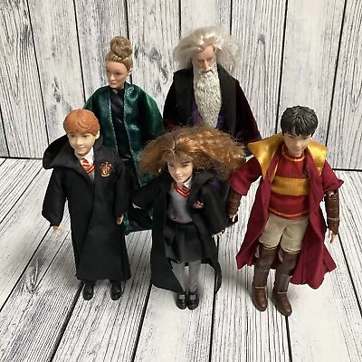 Buy Harry Potter Dolls Bundle Ron Hermione Dumbledore Mcgonagall 2018 Mattel • 40£